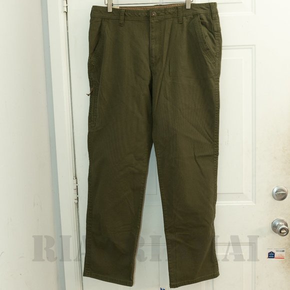 Green Men's stretch Canvas pant Legendary Outfitters - Picture 2 of 12
